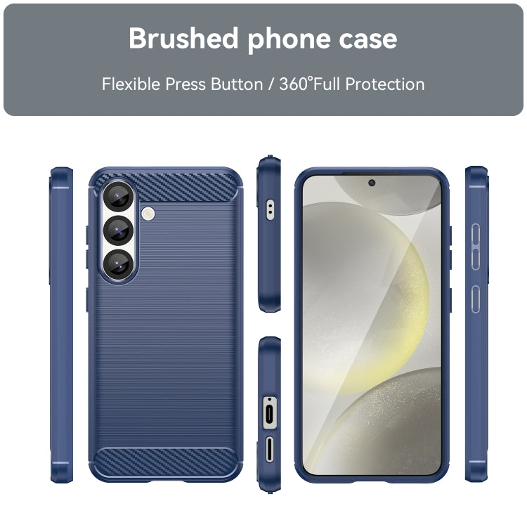 Samsung S25 Plus Slim Fit Case Tough Gel TPU Rubber Cover BLACK