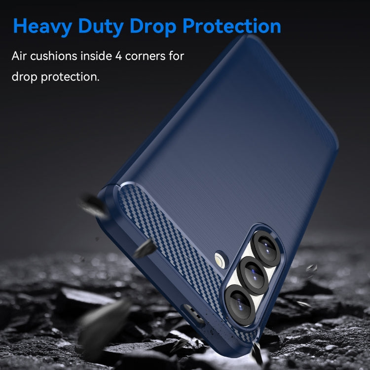 Samsung S25 Plus Slim Fit Case Tough Gel TPU Rubber Cover BLACK