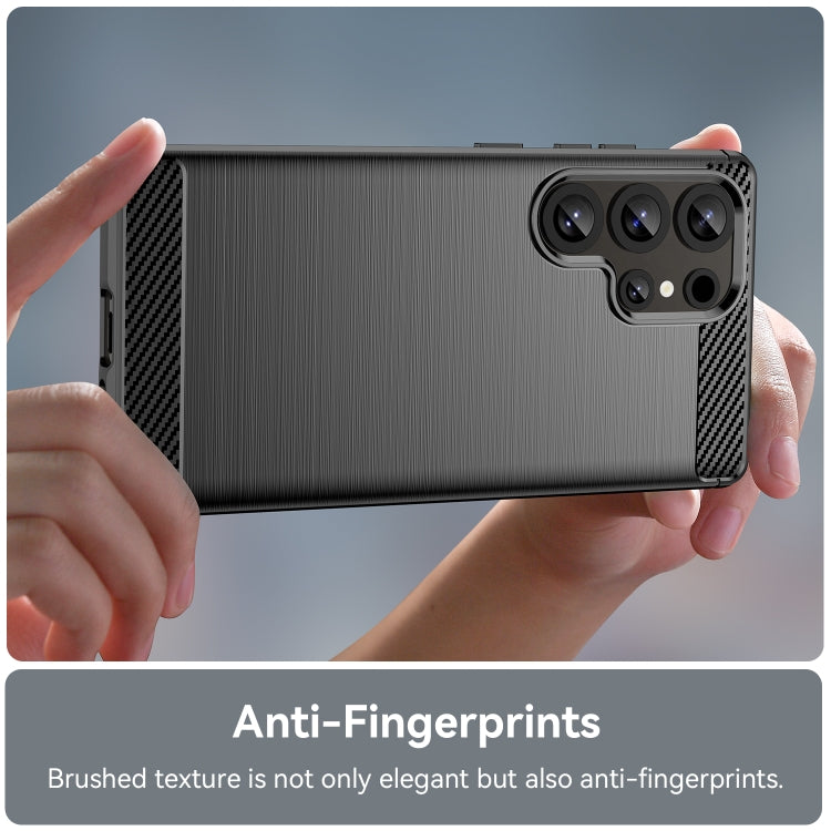 Samsung S25 Ultra Slim Fit Case Tough Gel TPU Rubber Cover BLACK