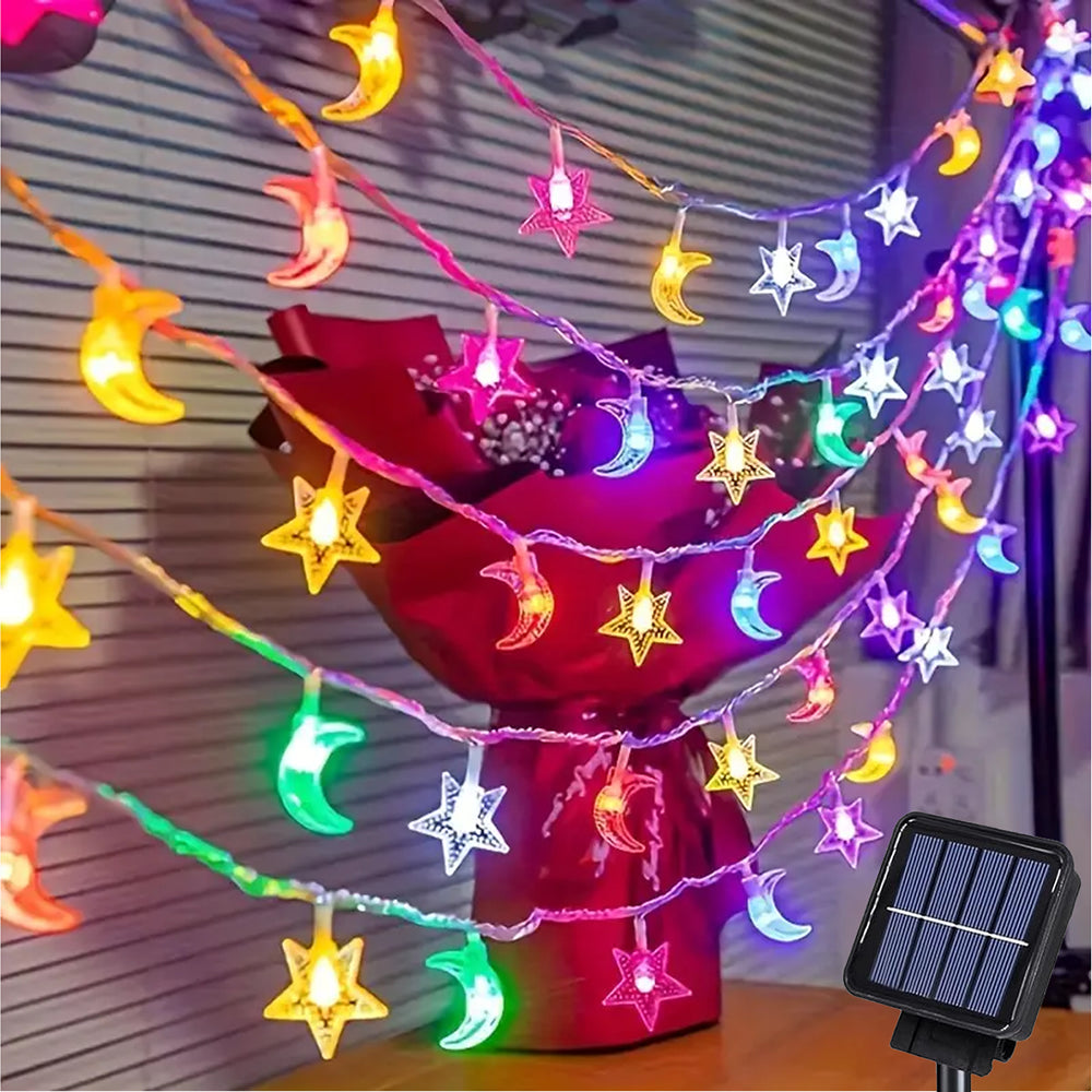 12M 100LED Solar Lights LED Garden Decor Outdoor String Lights Christmas Lights