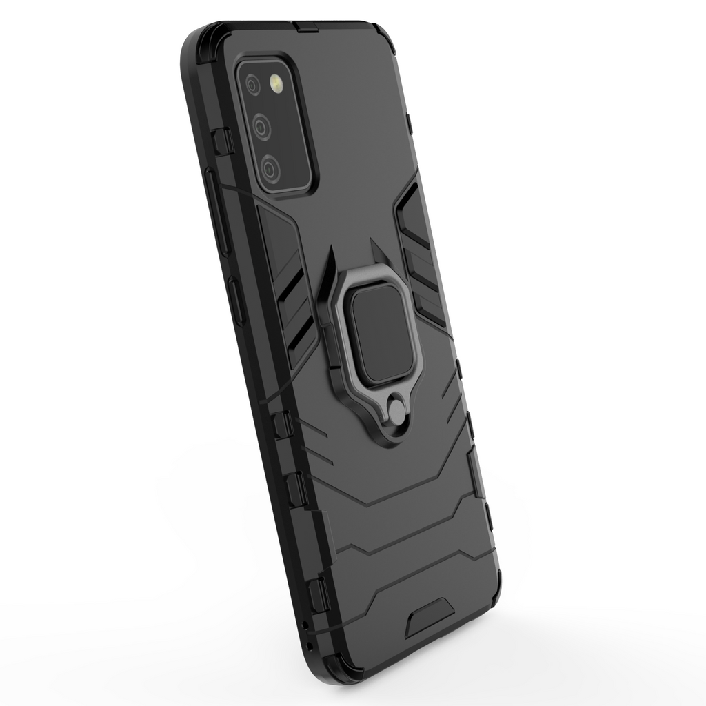 Samsung Galaxy A02S Rugged Tough Case Shockproof Hybrid Cover RED
