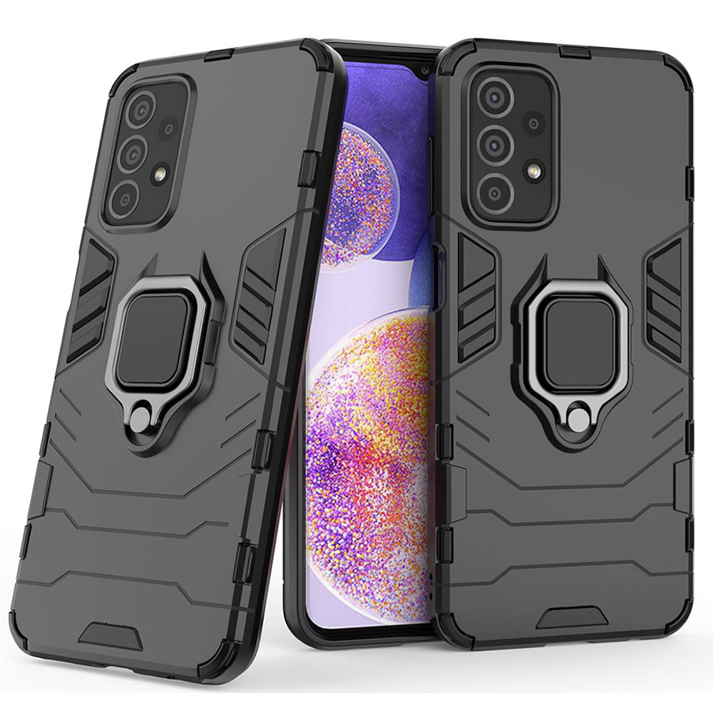 Samsung Galaxy A23 Rugged Tough Case Shockproof Hybrid Cover BLACK