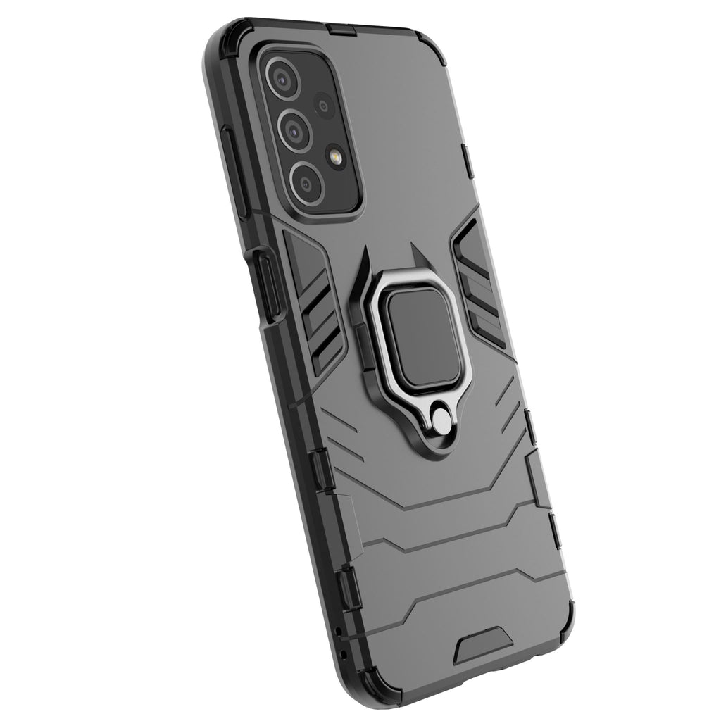 Samsung Galaxy A23 Rugged Tough Case Shockproof Hybrid Cover BLACK