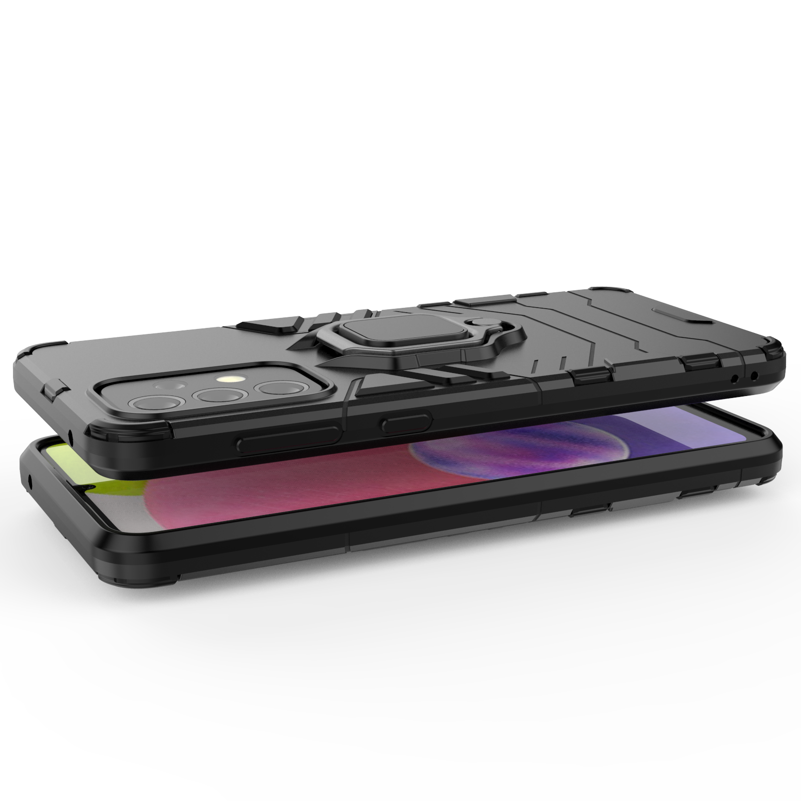 Samsung Galaxy A33 Rugged Tough Case Shockproof Hybrid Cover RED