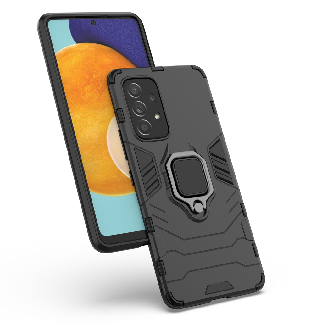 Samsung Galaxy A53 Rugged Tough Case Shockproof Hybrid Cover BLACK