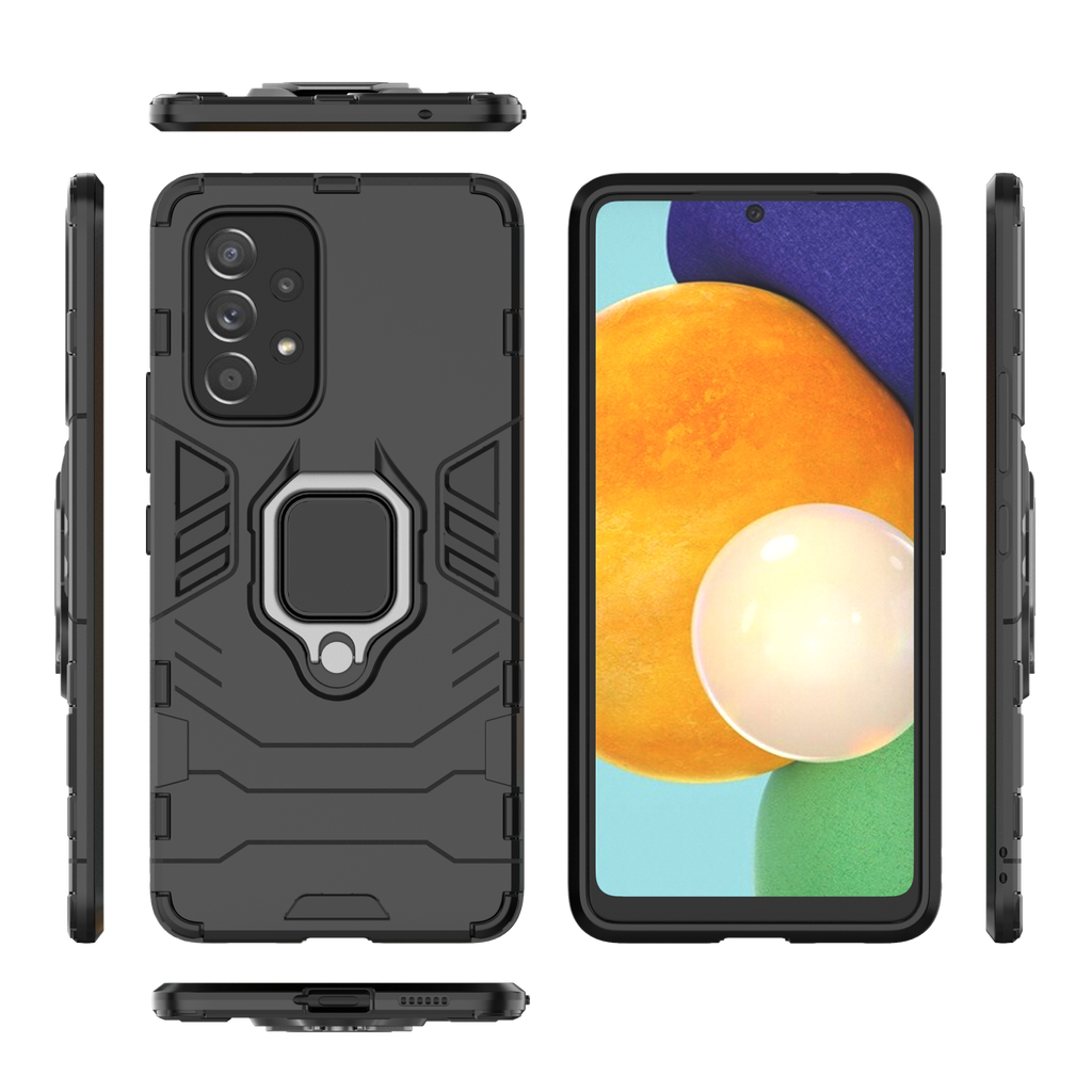 Samsung Galaxy A53 Rugged Tough Case Shockproof Hybrid Cover BLACK