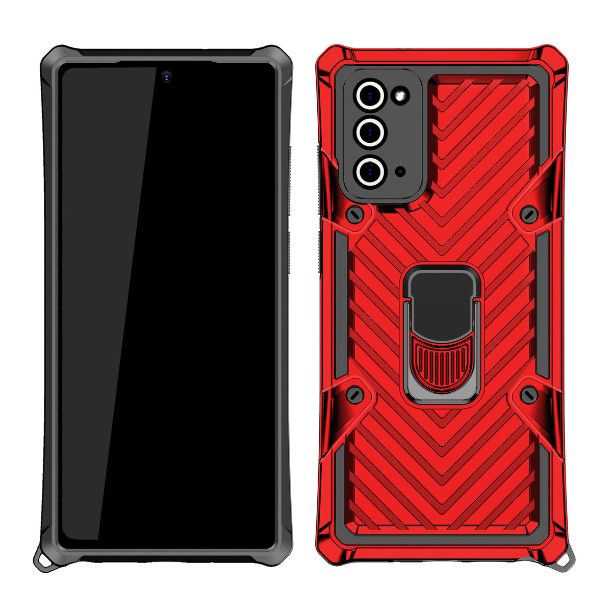 Samsung Galaxy Note 20 Rugged Tough Case Shockproof Hybrid Cover RED