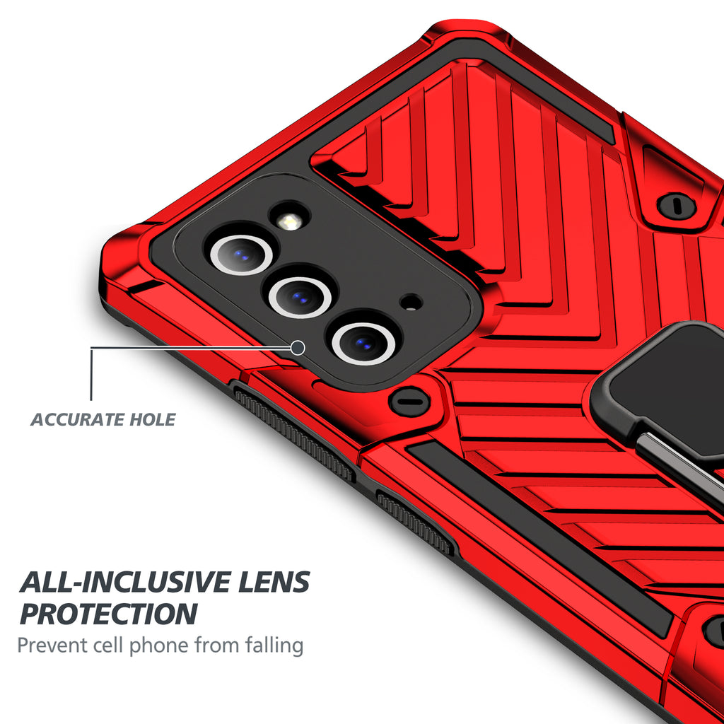 Samsung Galaxy Note 20 Rugged Tough Case Shockproof Hybrid Cover RED