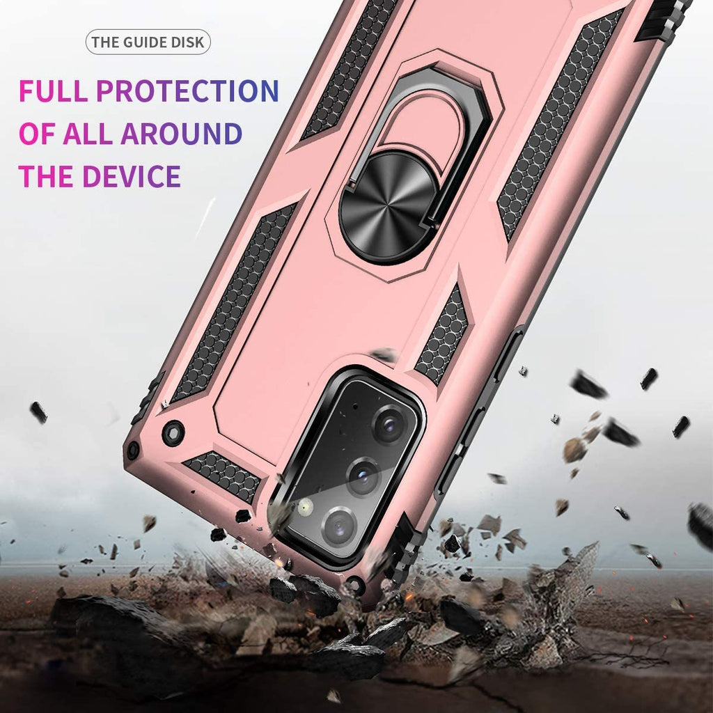 Samsung Galaxy Note 20 Rugged Tough Case Shockproof Hybrid Cover PINK