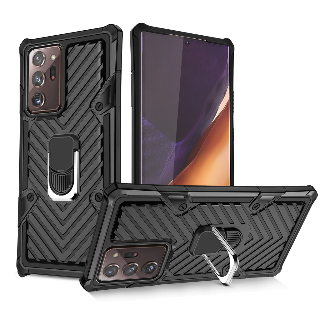 Samsung Galaxy Note 20 Ultra Rugged Tough Case Shockproof Hybrid Cover BLACK