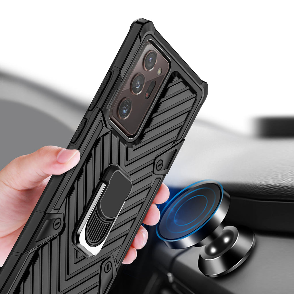 Samsung Galaxy Note 20 Ultra Rugged Tough Case Shockproof Hybrid Cover BLACK
