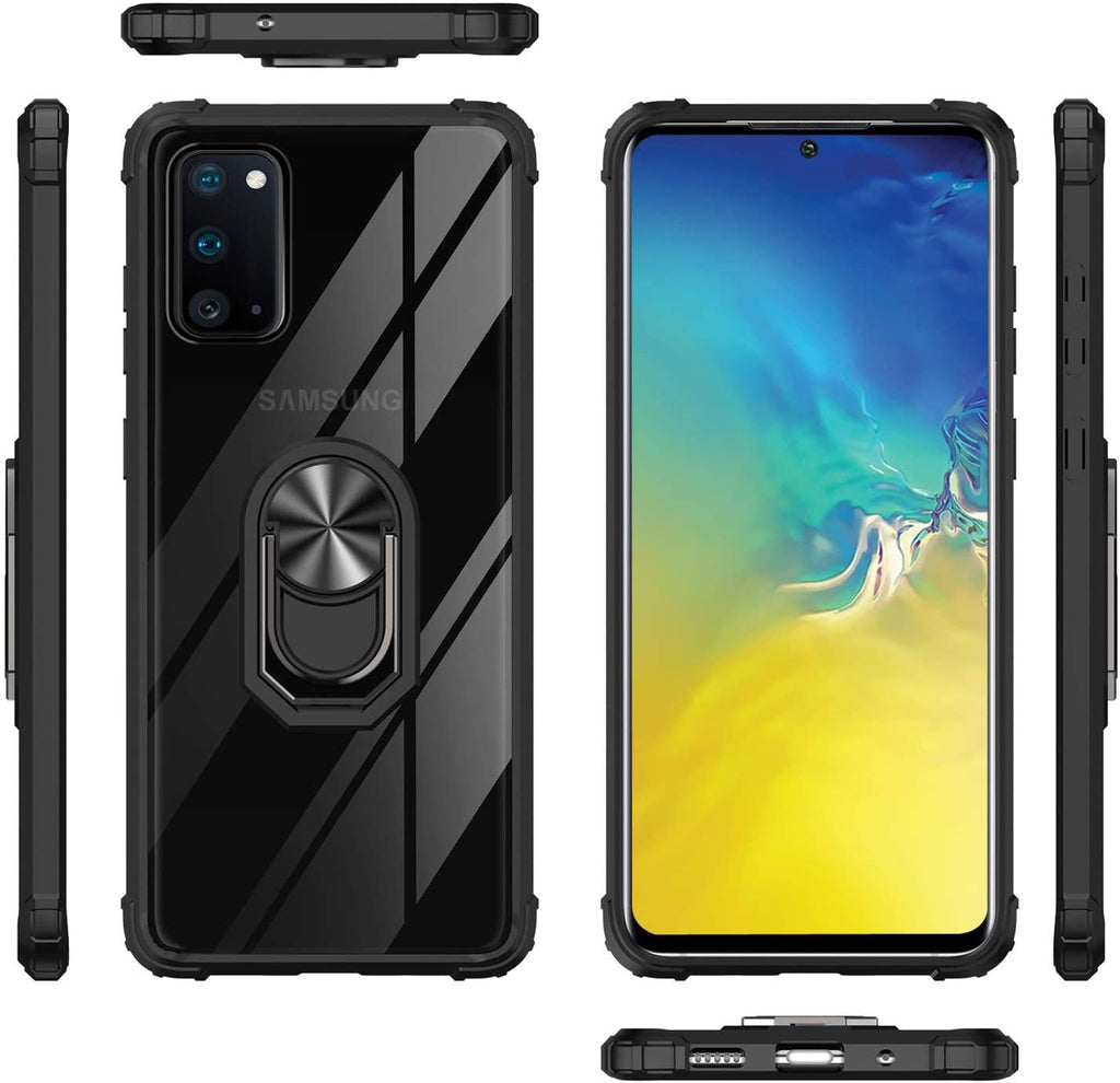 Samsung S20 Plus Rugged Tough Case Shockproof Hybrid Cover BLACK