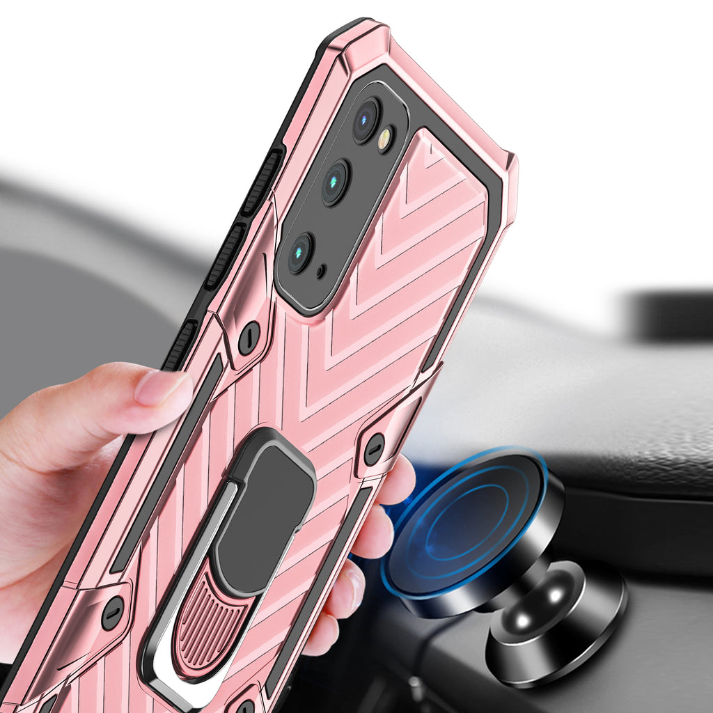Samsung Galaxy S20 Plus Rugged Tough Case Shockproof Hybrid Cover PINK