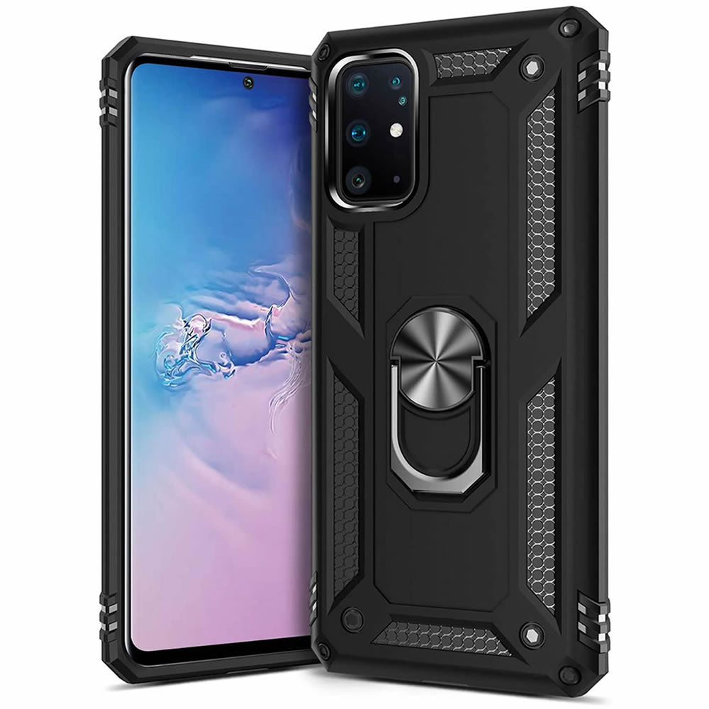Samsung Galaxy S20 Plus Rugged Tough Case Shockproof Hybrid Cover BLACK