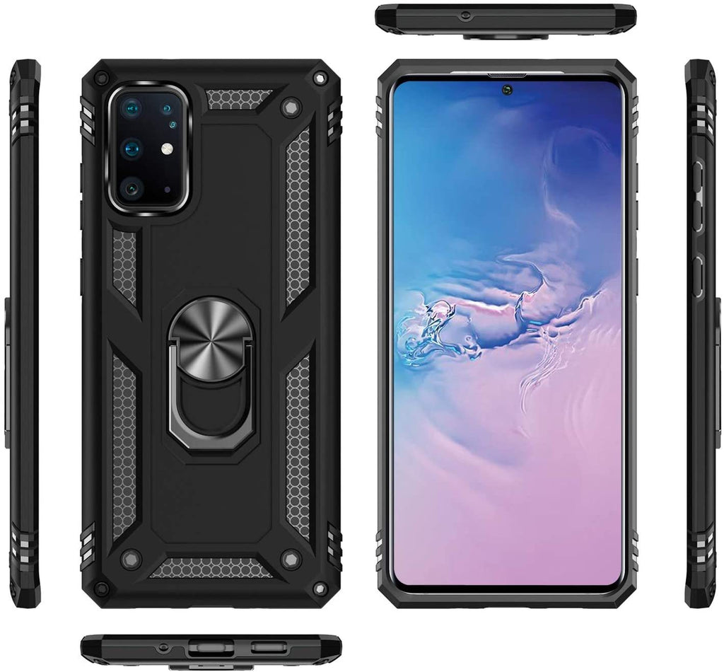 Samsung Galaxy S20 Plus Rugged Tough Case Shockproof Hybrid Cover BLACK