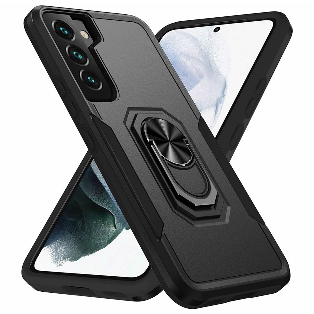 Samsung S21 Plus Heavy Duty Case Rugged Tough Dual Layer Shockproof Cover BLACK