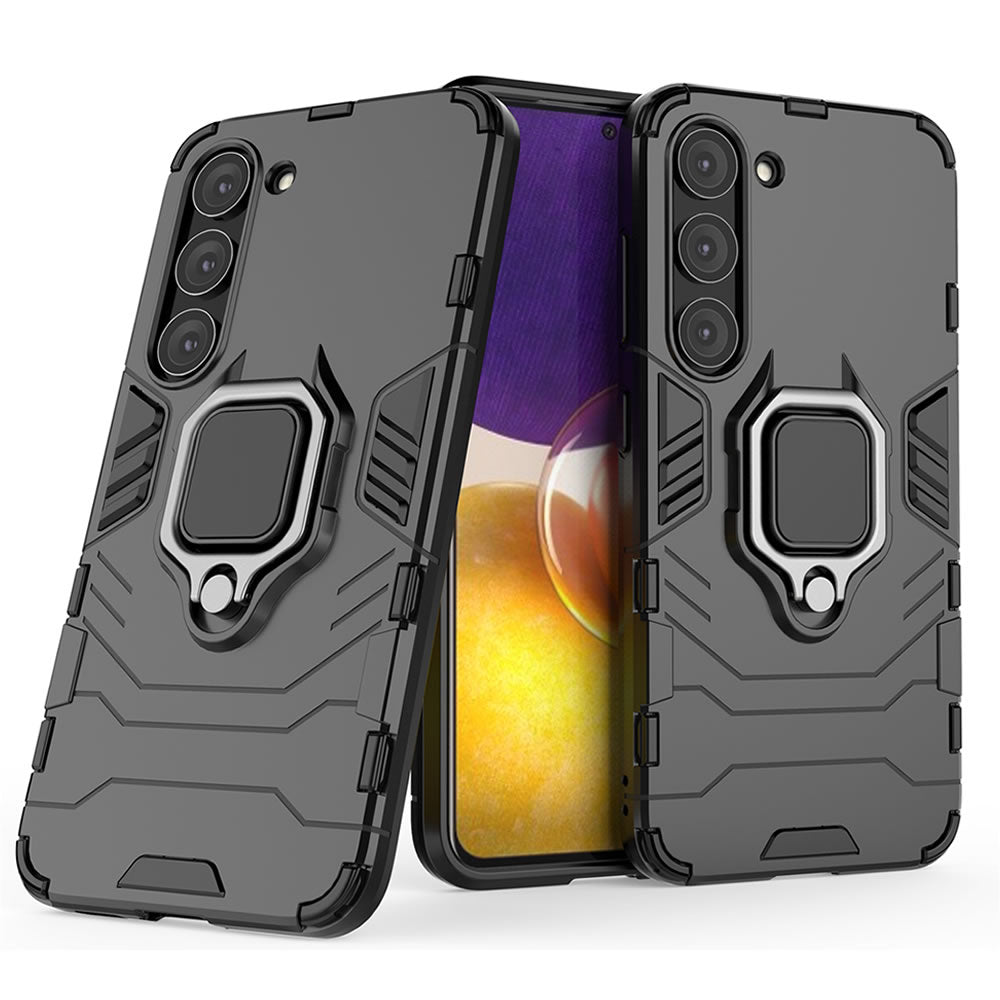 Samsung Galaxy S23 Plus Rugged Tough Case Shockproof Hybrid Cover BLACK
