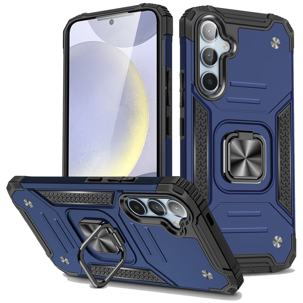 Samsung Galaxy S23 FE Rugged Tough Case Shockproof Hybrid Cover BLUE