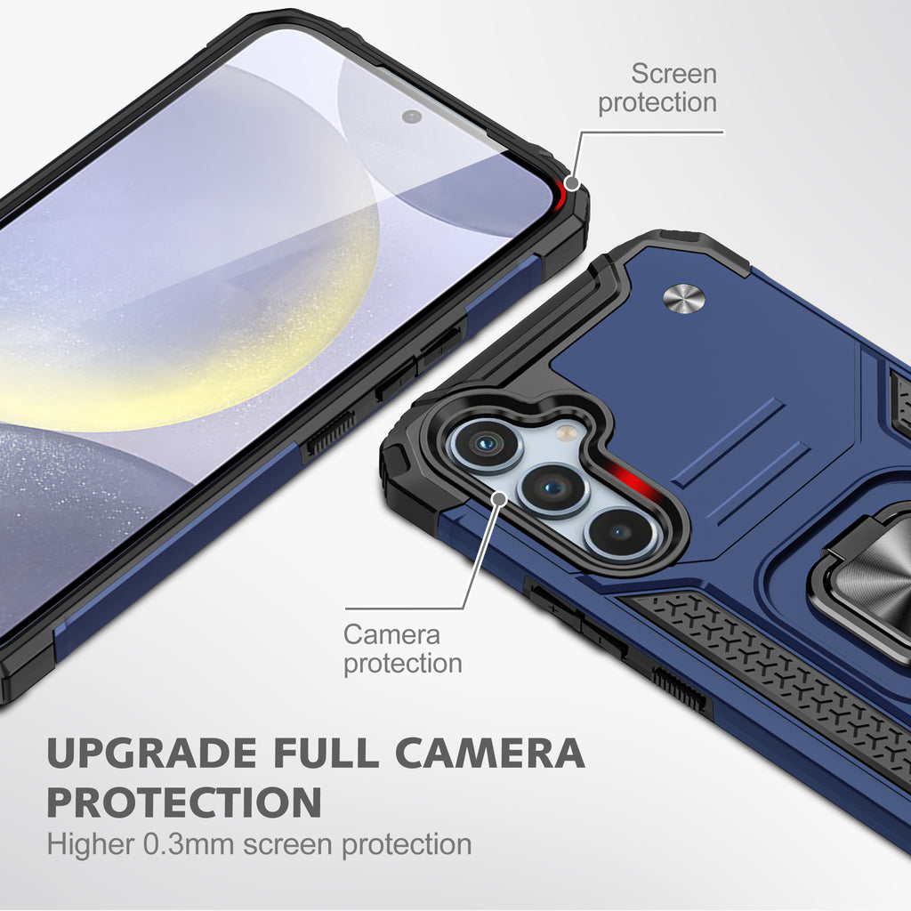Samsung Galaxy S23 FE Rugged Tough Case Shockproof Hybrid Cover BLUE