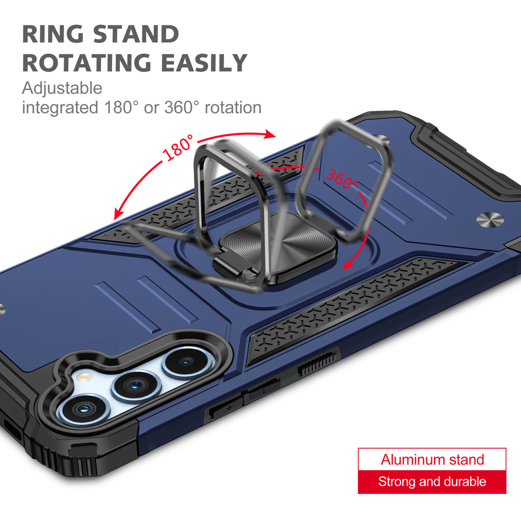 Samsung Galaxy S23 FE Rugged Tough Case Shockproof Hybrid Cover BLUE