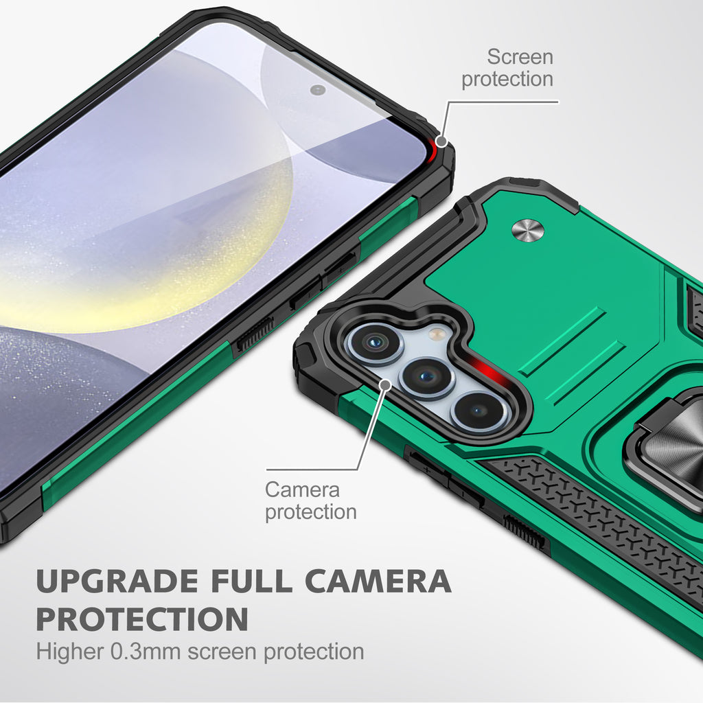 Samsung Galaxy S24 Plus Rugged Tough Case Shockproof Hybrid Cover DARK GREEN