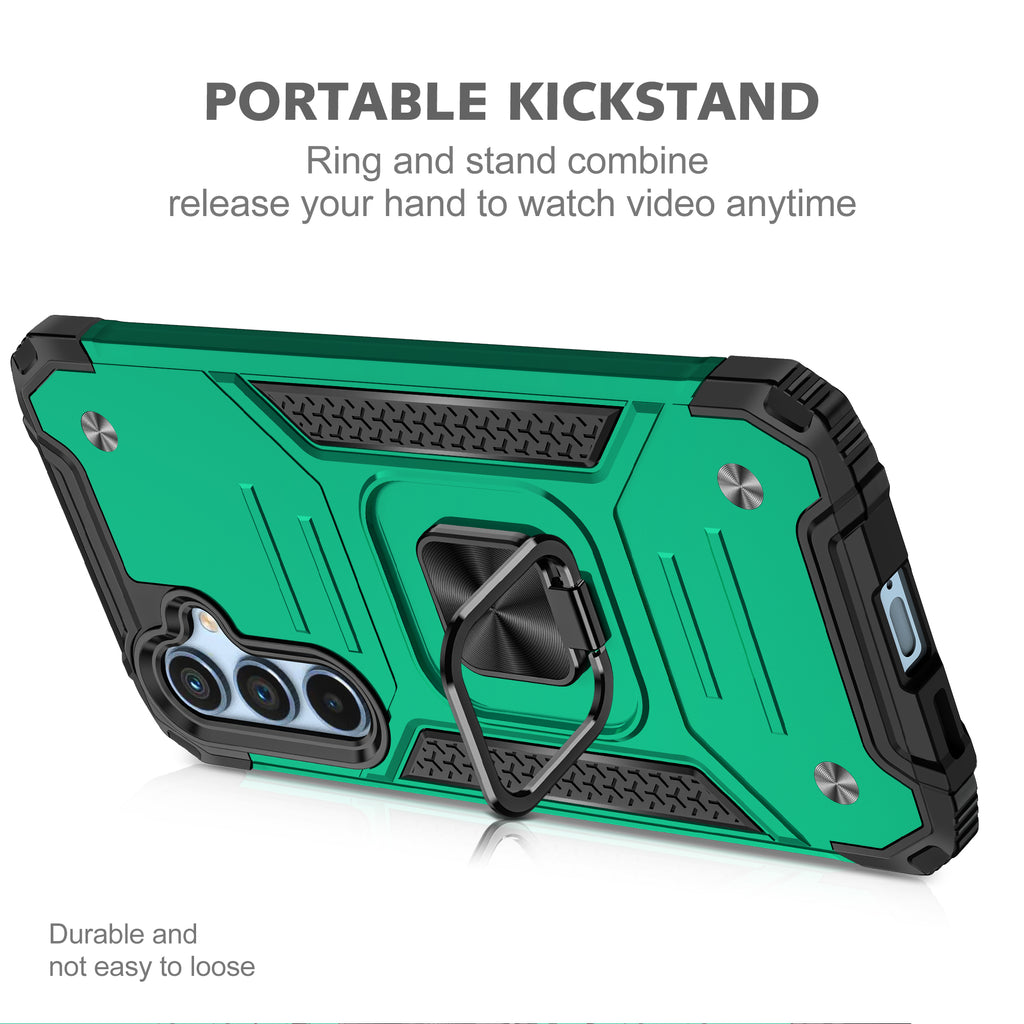 Samsung Galaxy S24 Plus Rugged Tough Case Shockproof Hybrid Cover DARK GREEN