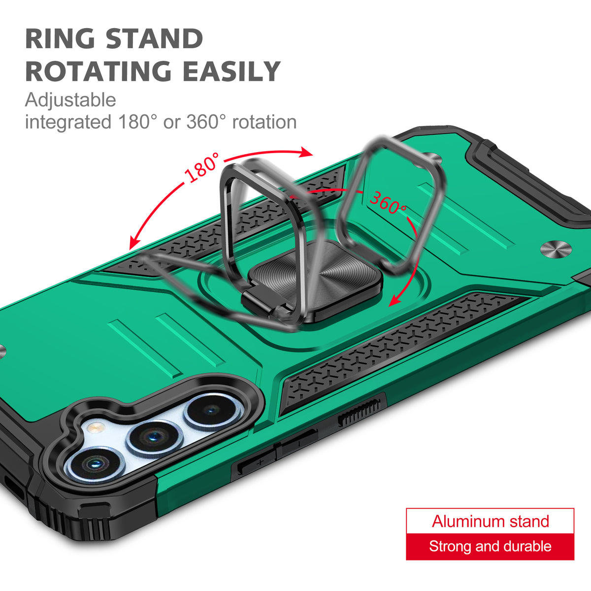 Samsung Galaxy S24 Plus Rugged Tough Case Shockproof Hybrid Cover DARK GREEN