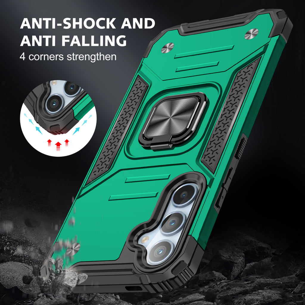 Samsung Galaxy S24 Plus Rugged Tough Case Shockproof Hybrid Cover DARK GREEN