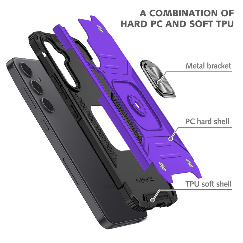 Samsung Galaxy S26 Plus Rugged Tough Case Shockproof Hybrid Cover PURPLE