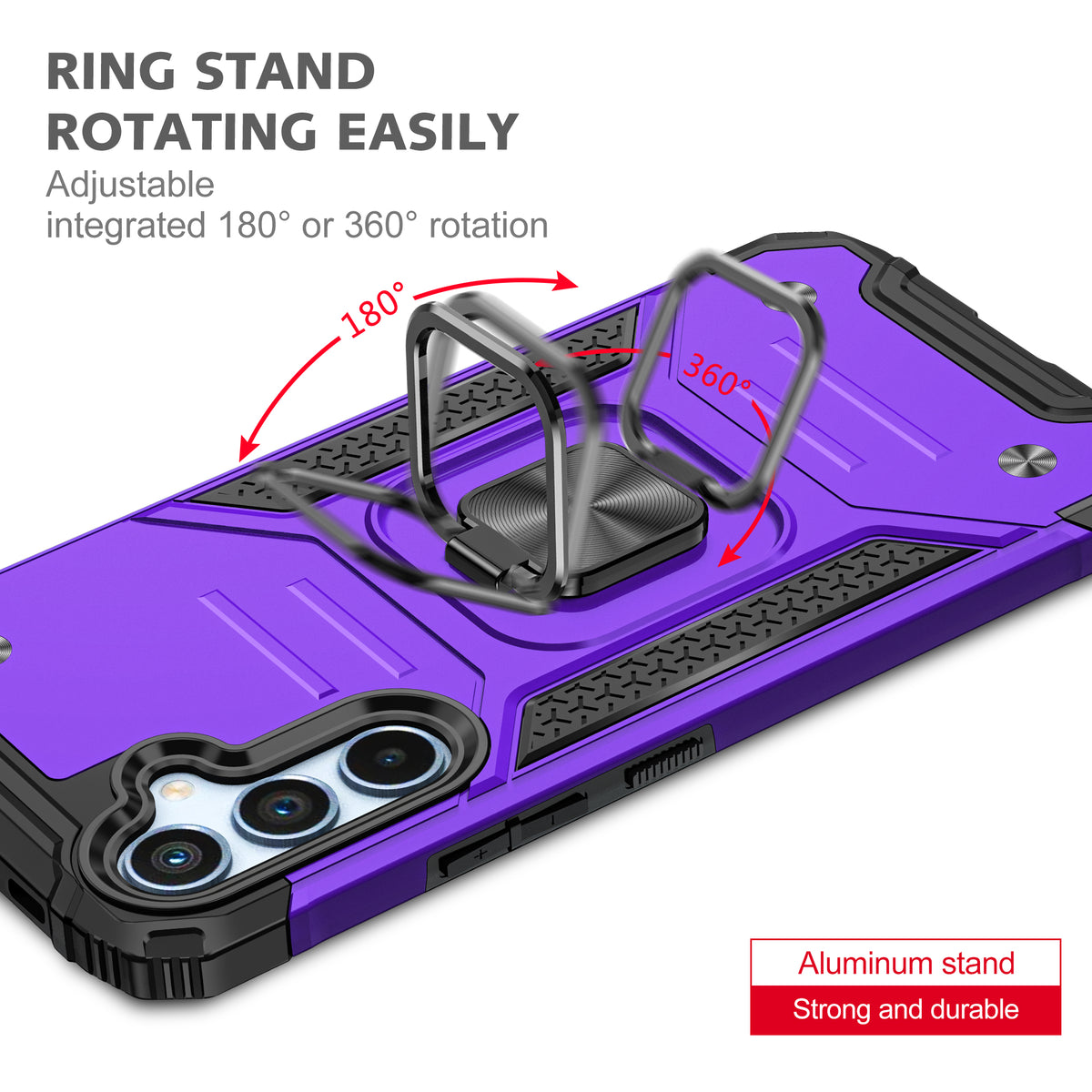 Samsung Galaxy S26 Plus Rugged Tough Case Shockproof Hybrid Cover PURPLE