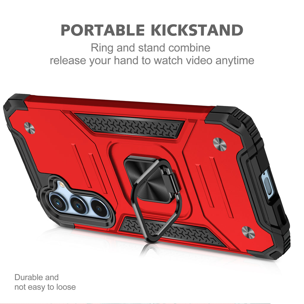 Samsung Galaxy S26 Plus Rugged Tough Case Shockproof Hybrid Cover RED