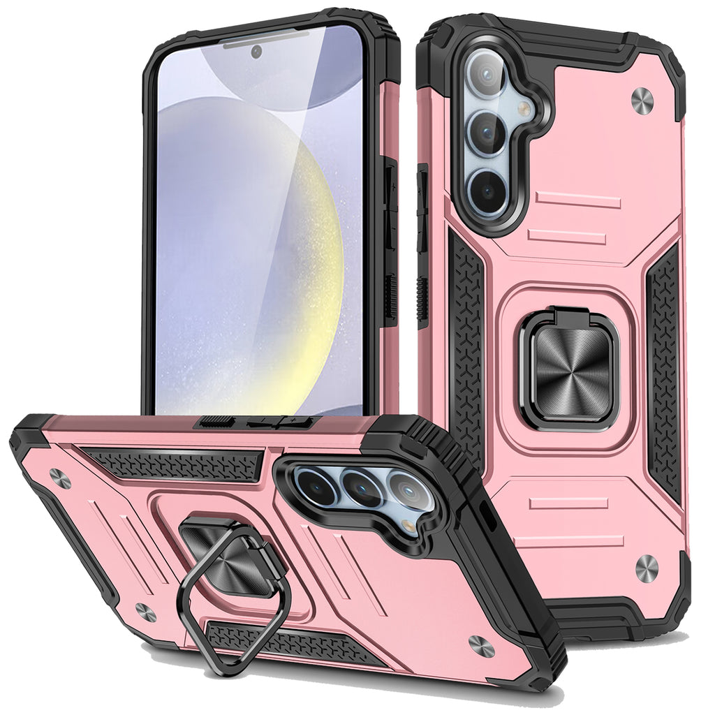 Samsung Galaxy S25 Plus Rugged Tough Case Shockproof Hybrid Cover PINK