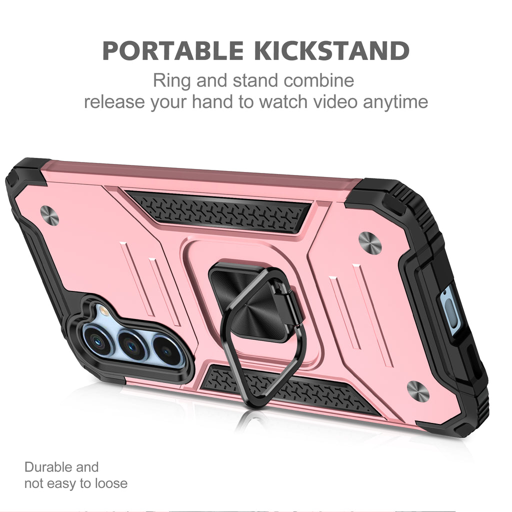Samsung Galaxy S25 Plus Rugged Tough Case Shockproof Hybrid Cover PINK