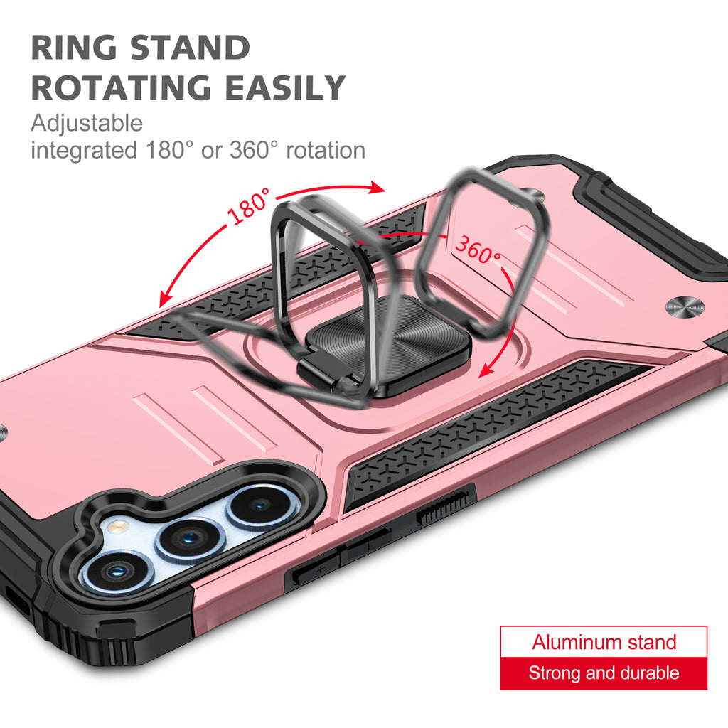 Samsung Galaxy S25 Plus Rugged Tough Case Shockproof Hybrid Cover PINK
