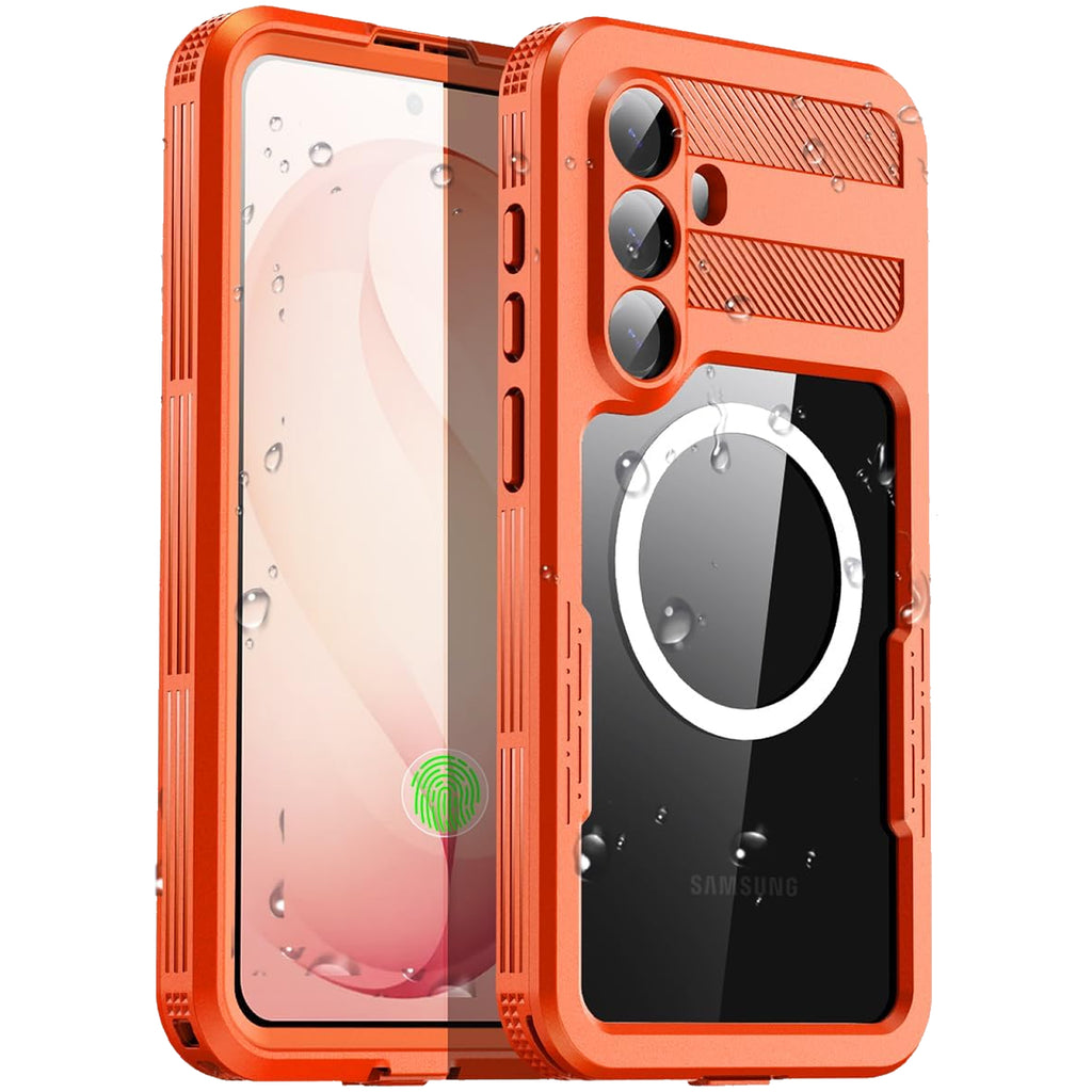 Samsung Galaxy S26 Plus Redpepper Waterproof Case [Orange] Magsafe