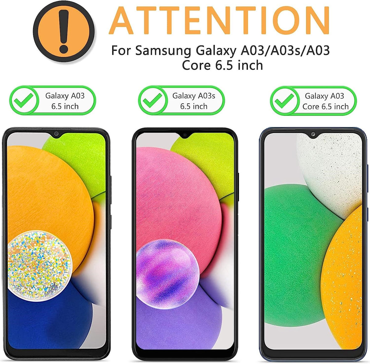 2X Samsung Galaxy A03 Screen Protector