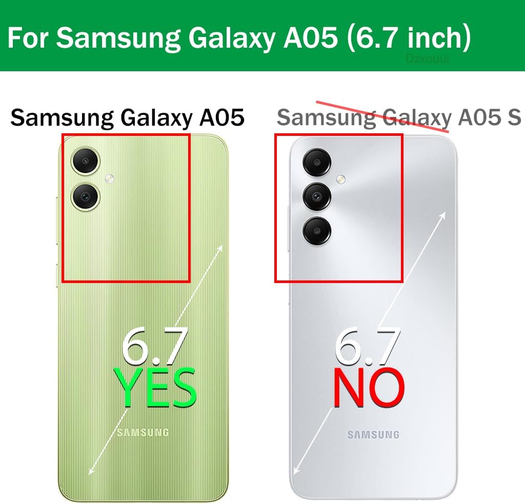 2X Samsung Galaxy A05 Case Friendly Glass Screen Protector