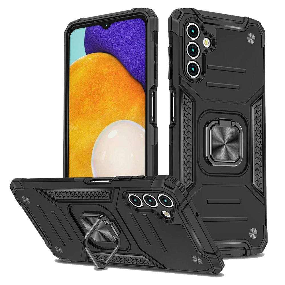 Samsung Galaxy A16 Rugged Tough Case Shockproof Hybrid Cover BLACK