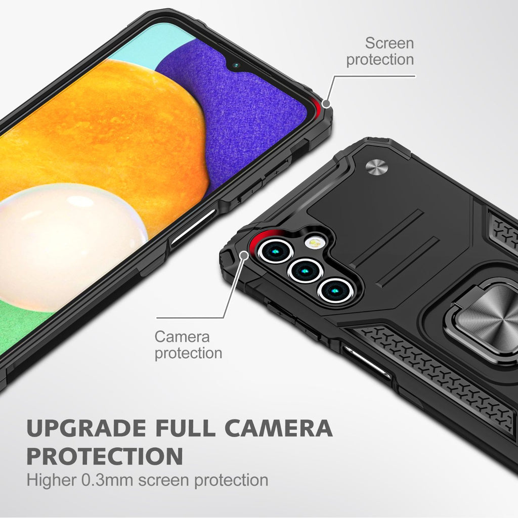 Samsung Galaxy A16 Rugged Tough Case Shockproof Hybrid Cover BLACK