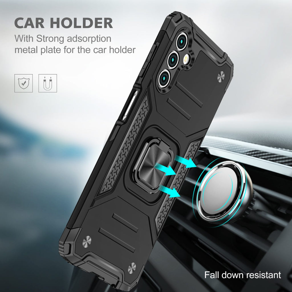 Samsung Galaxy A16 Rugged Tough Case Shockproof Hybrid Cover BLACK