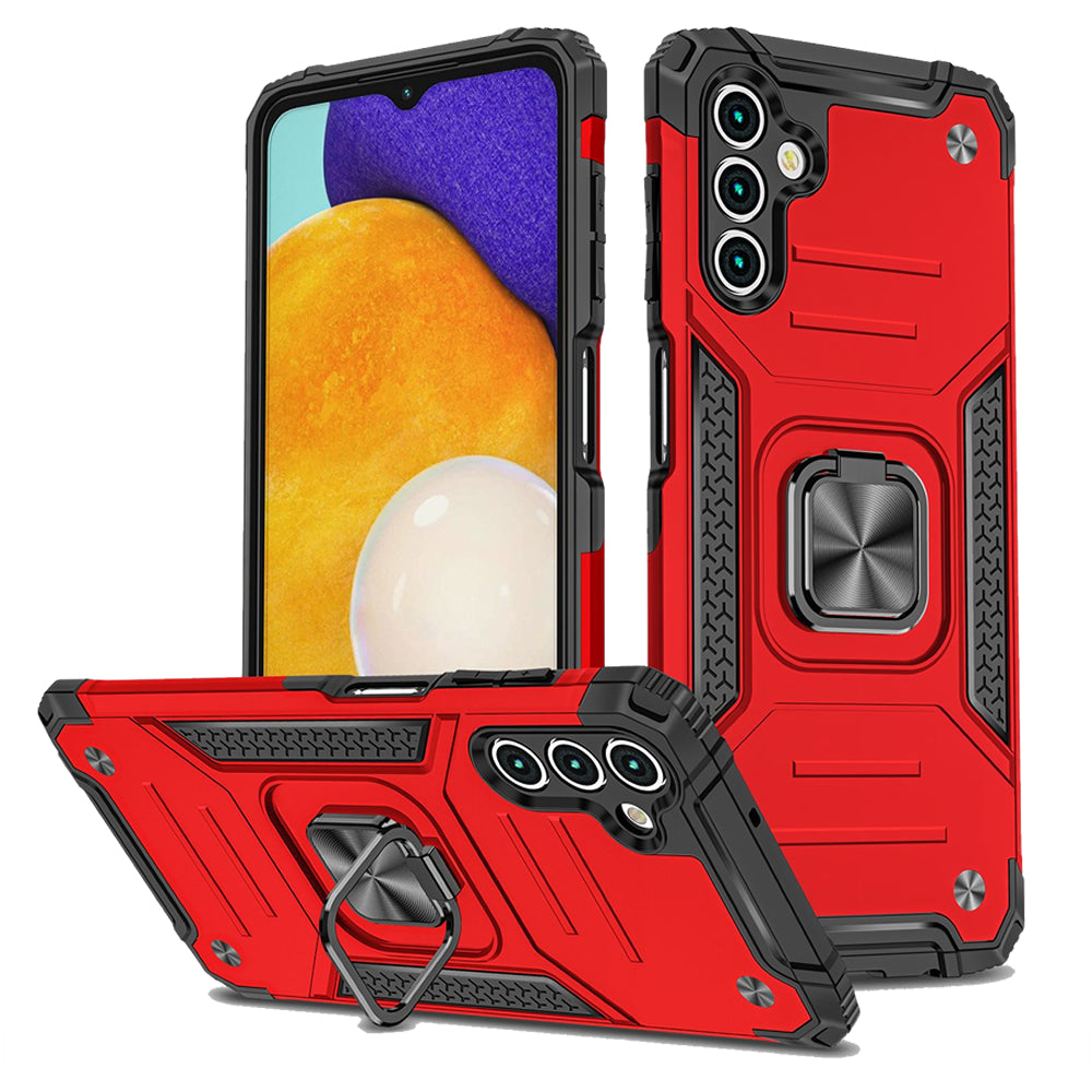 Samsung Galaxy A16 Rugged Tough Case Shockproof Hybrid Cover RED