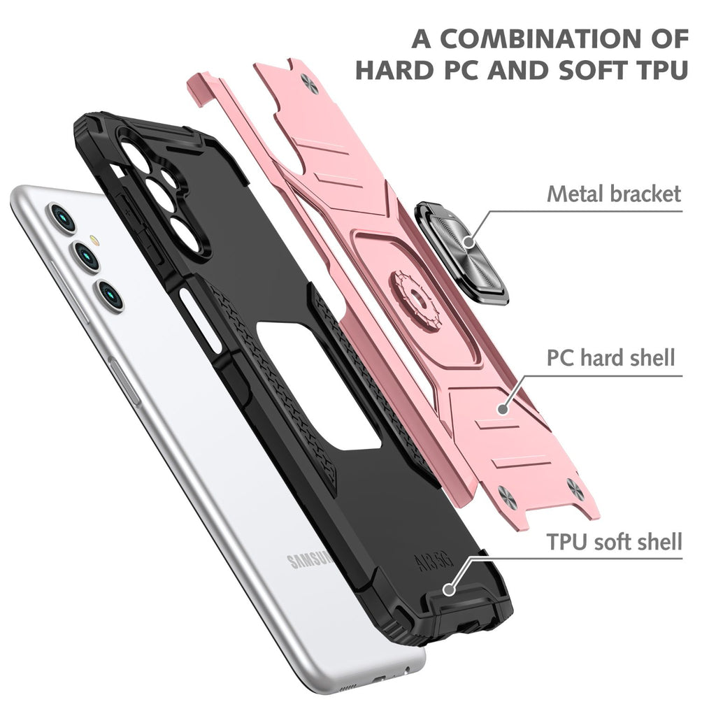 Samsung Galaxy A16 Rugged Tough Case Shockproof Hybrid Cover PINK