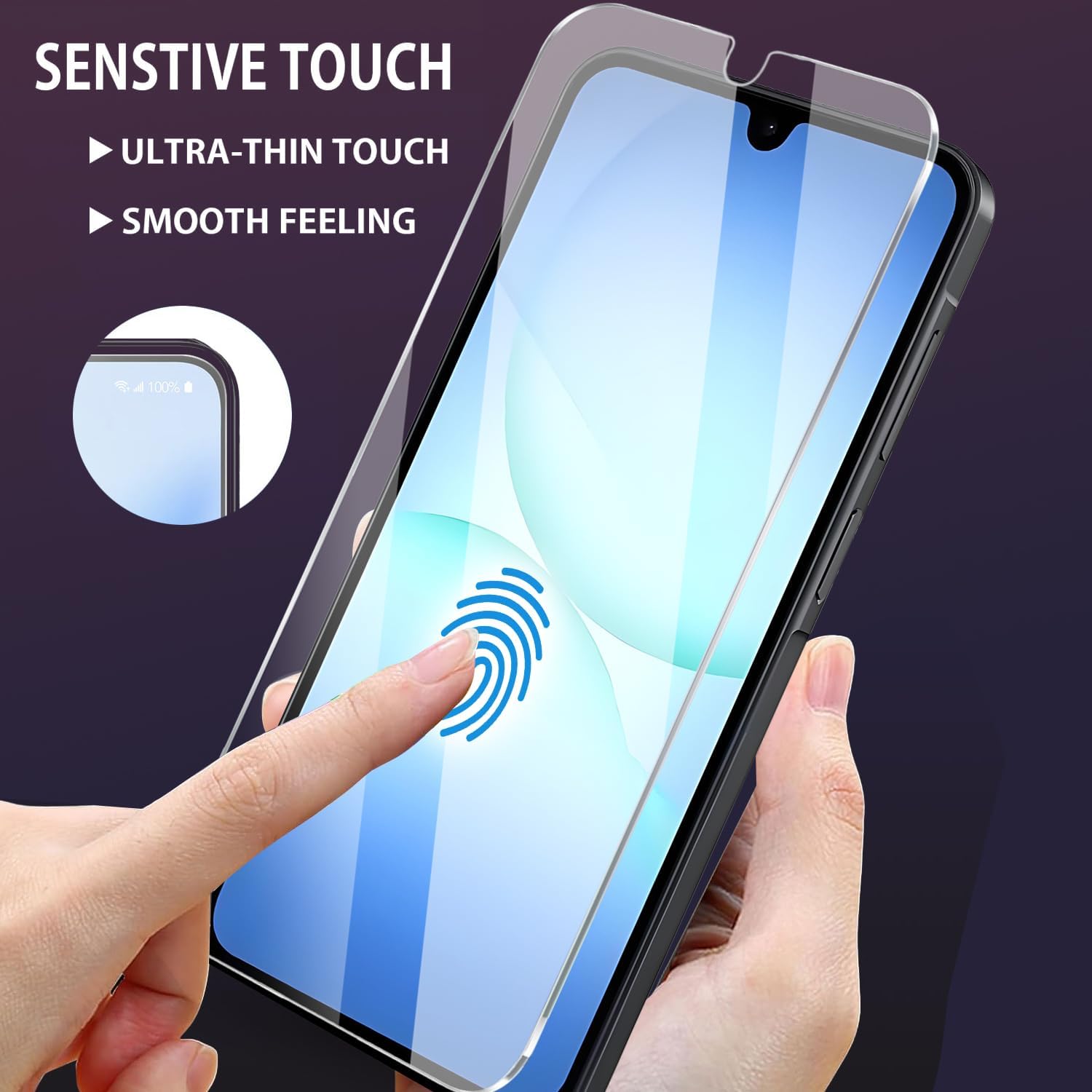 2x Samsung Galaxy A07 Glass Screen Protector