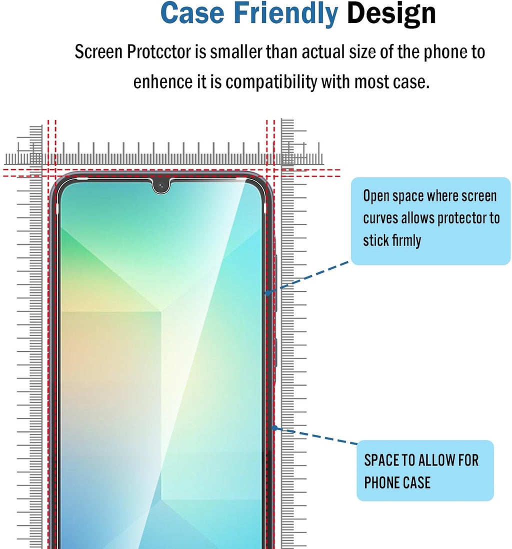 2x Samsung Galaxy A07 Glass Screen Protector