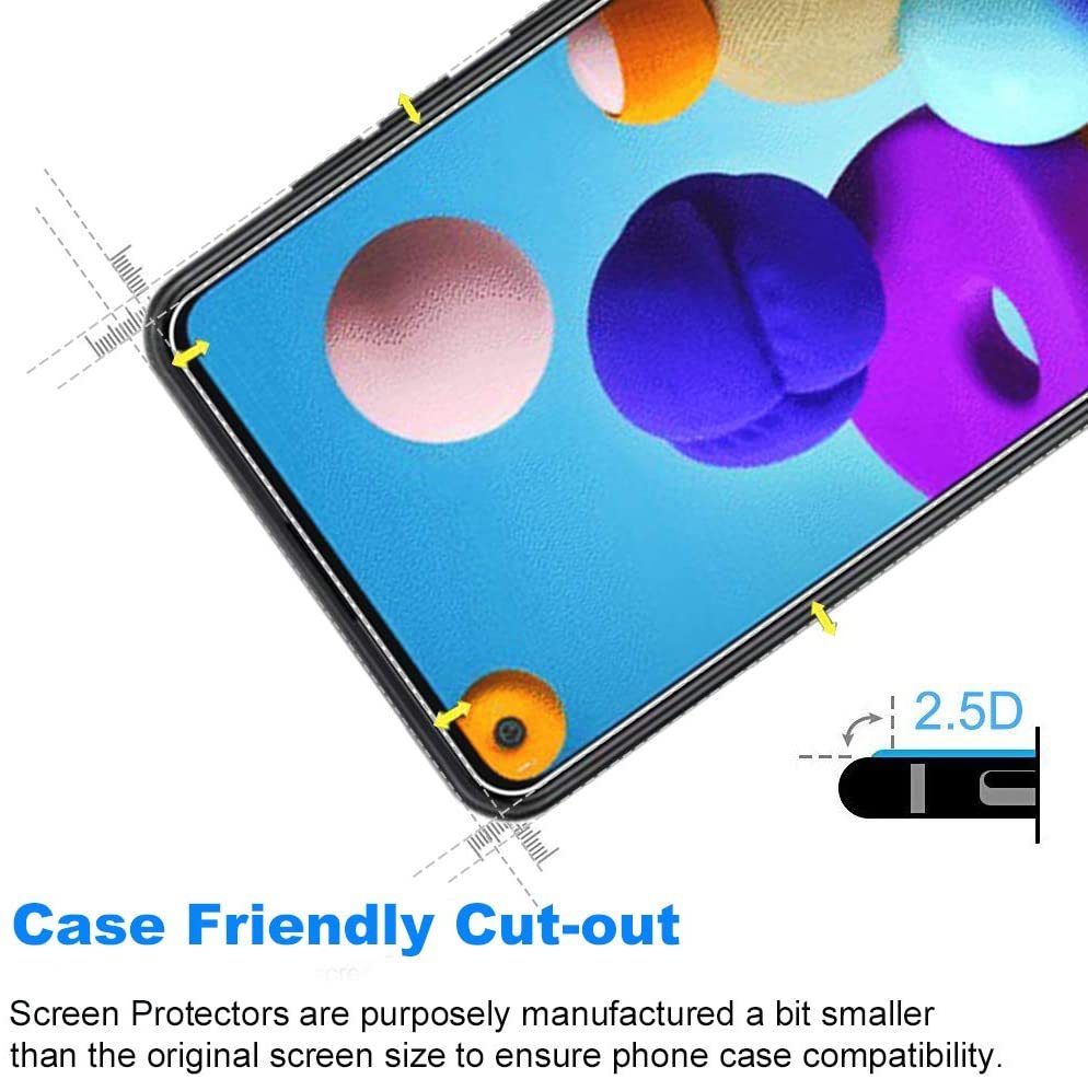 2PCS Screen Protector for Samsung Galaxy A11