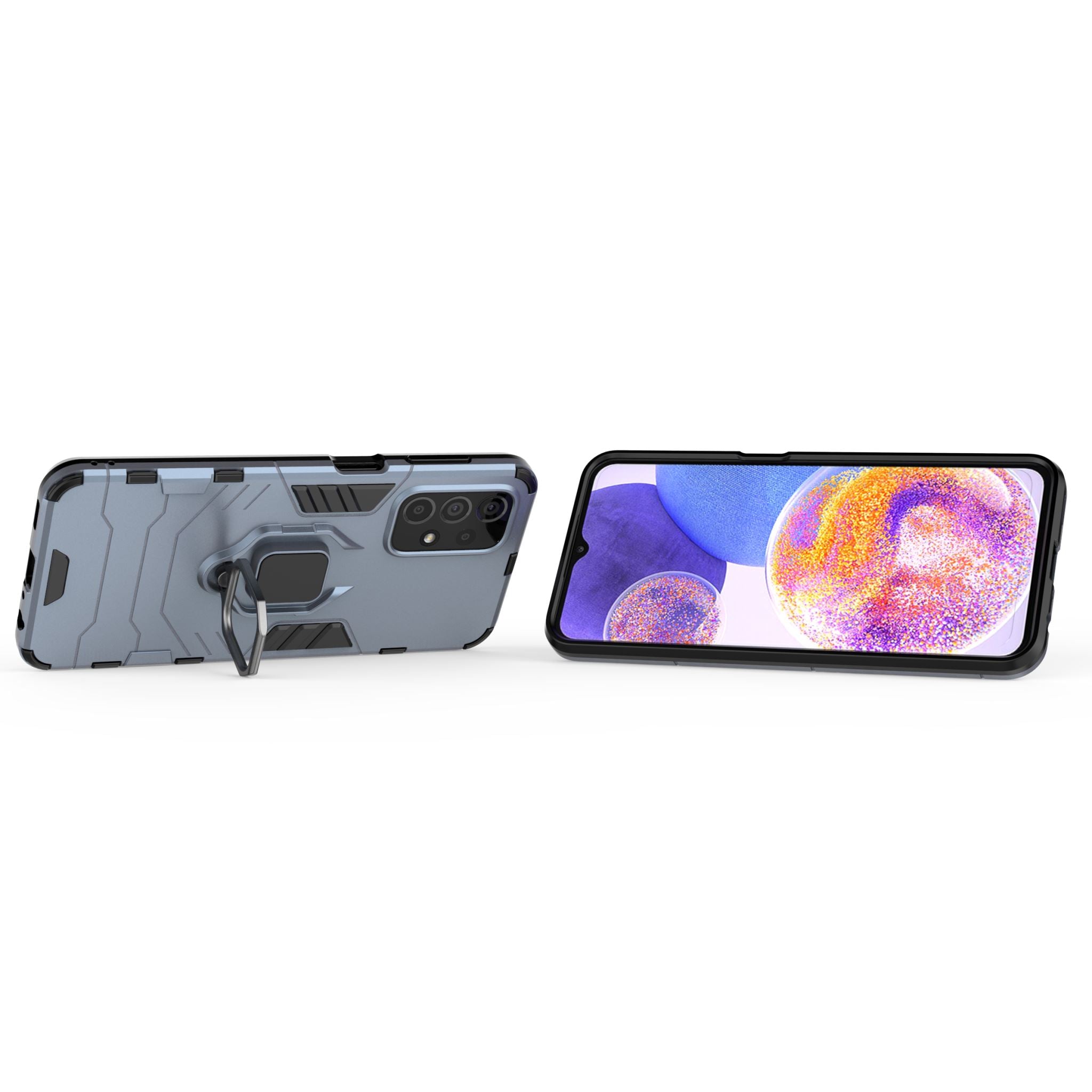 Samsung Galaxy A23 Rugged Tough Case Shockproof Hybrid Cover BLUE