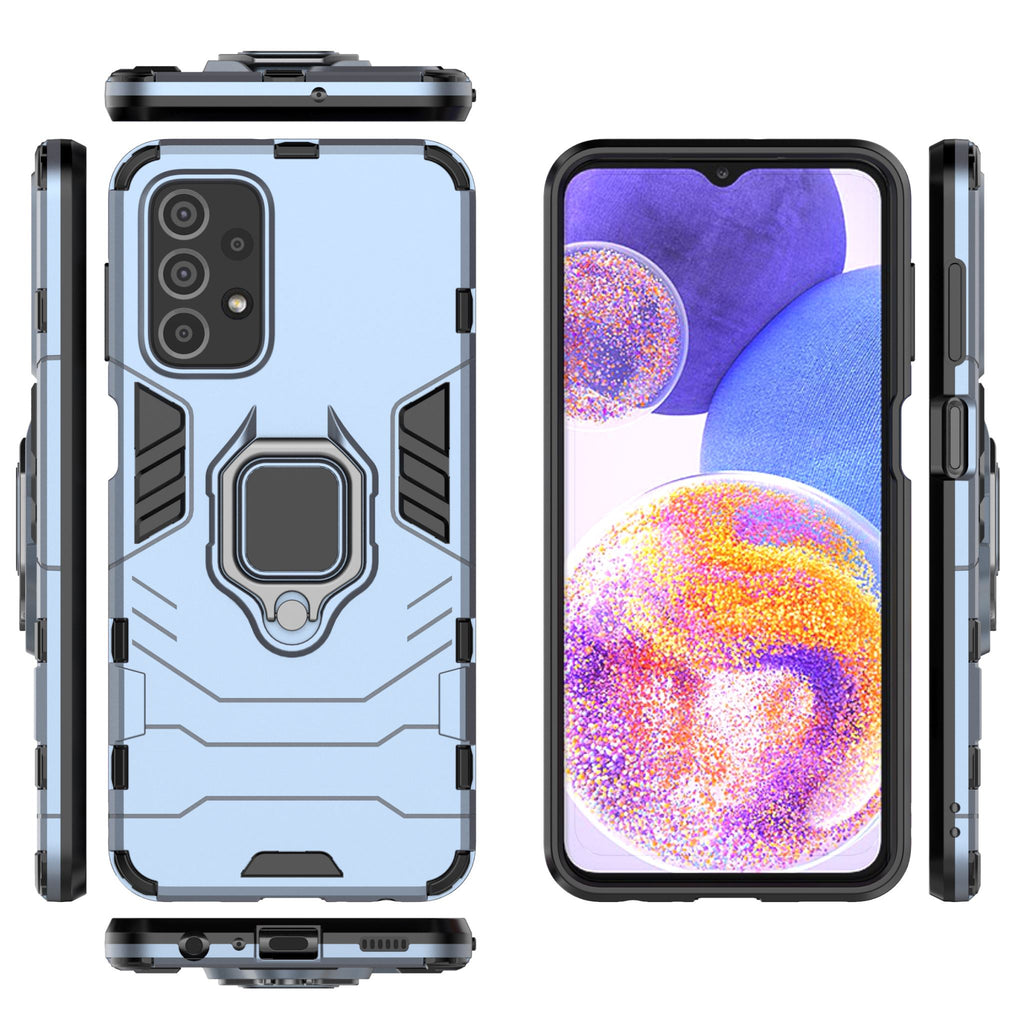 Samsung Galaxy A23 Rugged Tough Case Shockproof Hybrid Cover BLUE