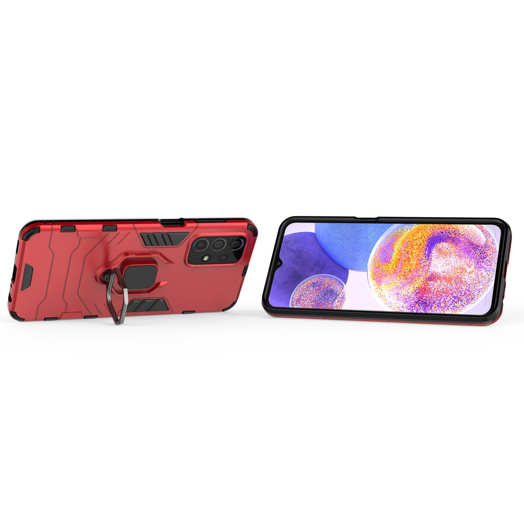 Samsung Galaxy A23 Rugged Tough Case Shockproof Hybrid Cover RED