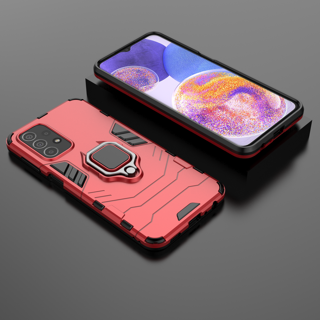 Samsung Galaxy A23 Rugged Tough Case Shockproof Hybrid Cover RED