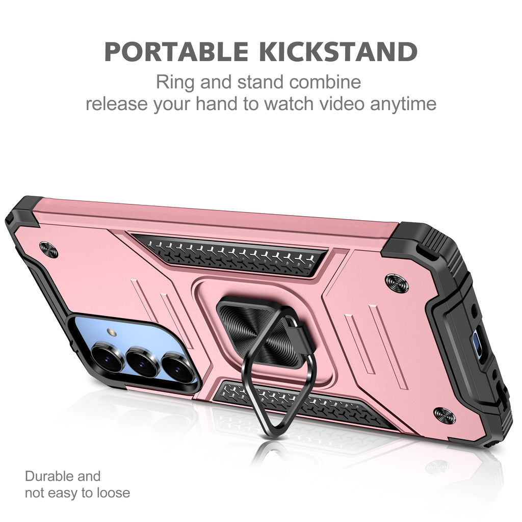 Samsung Galaxy A17 Rugged Tough Case Shockproof Hybrid Cover PINK